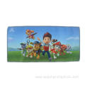 children cartoon printing microfiber table cleaning towel